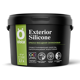 Краска фасадная EXTERIOR SILICONE